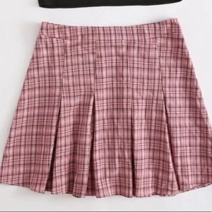 Pink pleated Skirt